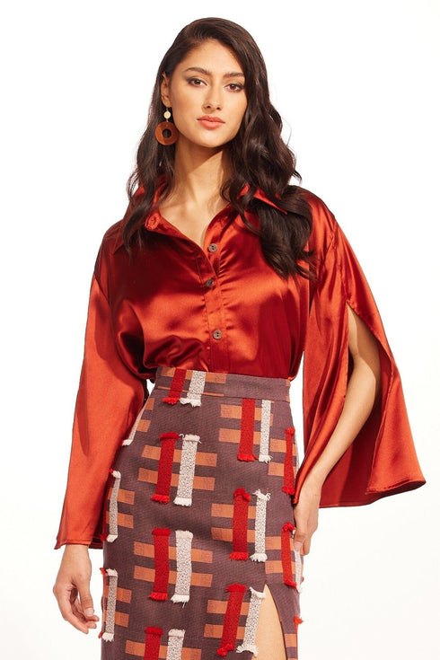 Katife Top - Chestnut